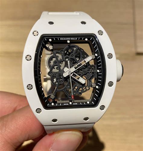 richard mille rm 055 bubba watson white price|Richard Mille 055 dial.